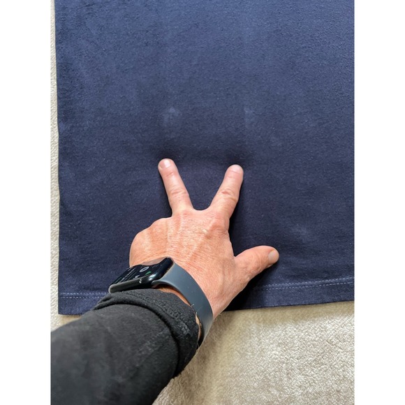 Timberland Dark Blue Crew Neck Long Sleeve T-Shirt, Size M - Picture 7 of 7